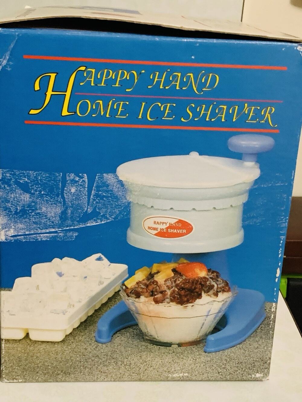 Vintage Happy Hand Home Ice Shaver Manual Ice Shaver Machine Made In Korea
